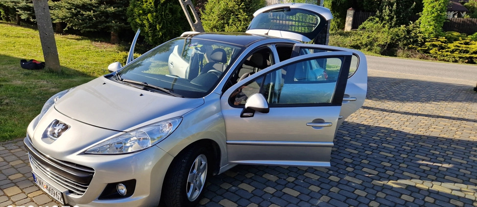 Peugeot 207 cena 16800 przebieg: 129107, rok produkcji 2010 z Bełchatów małe 407